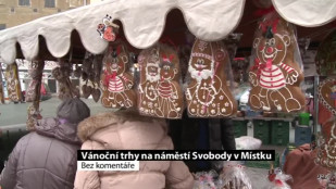 Vánoční trhy na místeckém náměstí Svobody ve F-M