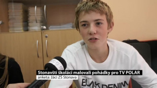 Stonavští školáci malovali pohádky pro TV POLAR