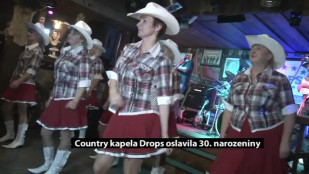 Karvinská country kapela Drops oslavila 30. narozeniny