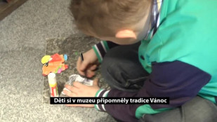 Děti si v muzeu připomněly tradice Vánoc