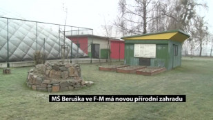 MŠ Beruška ve F-M má novou přírodní zahradu