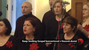 Keep Smiling Gospel koncertoval v Husově domě