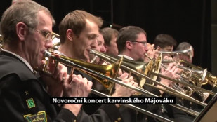 Novoroční koncert Májováku v karvinském městském domě kultury