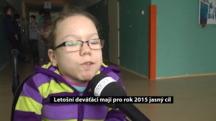 Letošní deváťáci mají pro rok 2015 jasný cíl