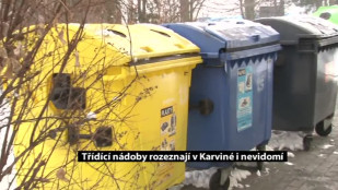 Nádoby na plast a papír rozeznají v Karviné i nevidomí