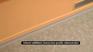 Interní oddělení nemocnice prošlo rekonstrukcí