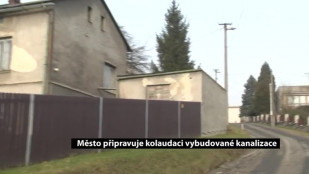 Město připravuje kolaudaci vybudované kanalizace