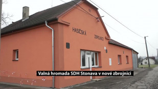 Valná hromada SDH Stonava v nové zbrojnici