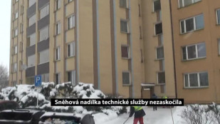 Sněhová nadílka technické služby nezaskočila