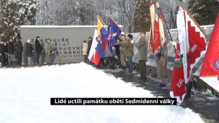 Lidé uctili památku obětí Sedmidenní války