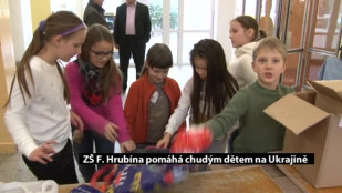 ZŠ F. Hrubína pomáhá dětem na Ukrajině