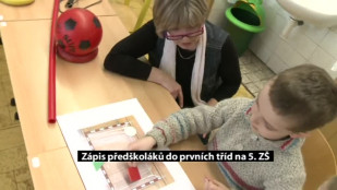 Zápis školáků do prvních tříd na 5. ZŠ