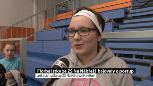 Florbalistky ze ZŠ Na Nábřeží  bojovaly o postup