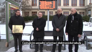 Cestujícím usnadní orientaci elektronické tabule