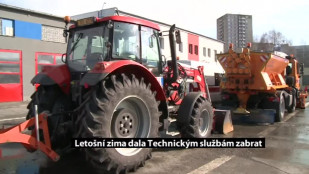 Letošní zima dala Technickým službám zabrat