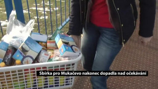 Sbírka pro Mukačevo nakonec dopadla nad očekávání