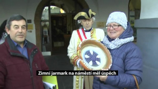 Zimní jarmark na náměstí měl úspěch