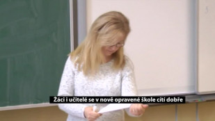 Žáci i učitelé se v nově opravené škole cítí dobře