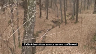 Začíná druhá fáze sanace sesuvu na Olmovci