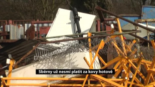 Sběrny už nesmí platit za kovy hotově