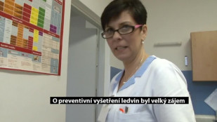 O preventivní vyšetření ledvin byl velký zájem