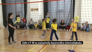 Děti z F-M se zúčastnily barevného minivolejbalu