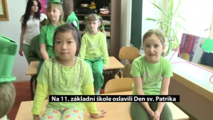 Na 11. základní škole oslavili Den svatého Patrika