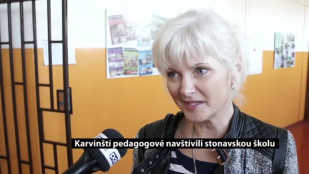 Karvinští pedagogové navštívili stonavskou školu