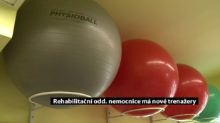 Rehabilitační odd. nemocnice má nové trenažery