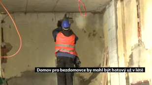 Domov pro bezdomovce by mohl být hotový už v létě