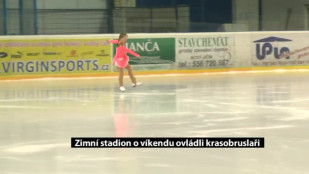 Zimní stadion o víkendu ovládli krasobruslaři