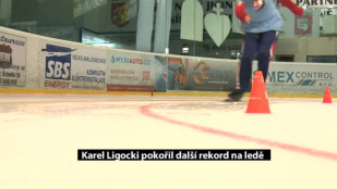 Karel Ligocki pokořil další rekord na ledě