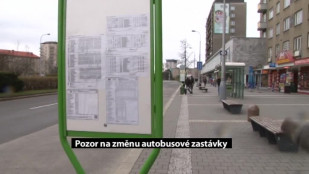 Pozor na změnu autobusové zastávky v centru města