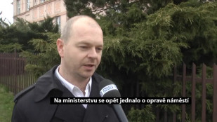 Na ministerstvu se opět jednalo o opravě náměstí