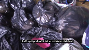 Lidé opět podpořili sbírku dětského oblečení