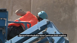 Oprava karvinského kina Centrum běží naplno