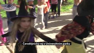 Čarodějnický rej v karvinském Univerzitním parku