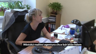 Městská realitní agentura zmodernizovala pro klienty recepci