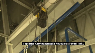 Teplárna Karviná spustila novou odsiřovací linku