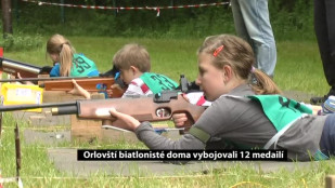 Orlovští biatlonisté doma vybojovali 12 medailí