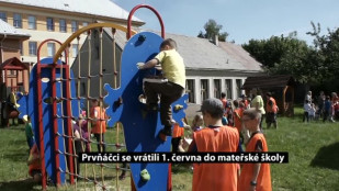 Prvňáčci se vrátili 1. června do mateřské školy