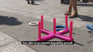 Den dětí se na náměstí Republiky povedl