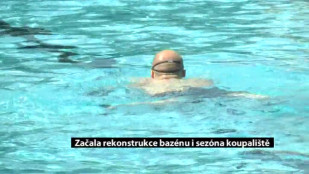 Začala rekonstrukce bazénu i sezóna koupaliště