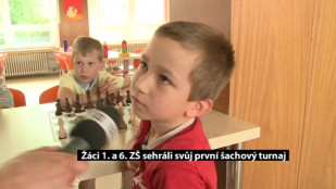 Žáci 1. a 6. ZŠ sehráli svůj první šachový turnaj