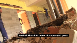 Karvinská hornická nemocnice opravuje rehabilitační oddělení