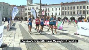 První ročník Sportfestu na Masarykově náměstí