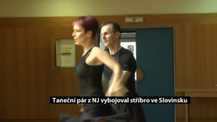 Taneční pár z NJ vybojoval stříbro ve Slovinsku