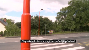 Obyvatelé Lískovce mají bezpečnější přechod