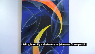 Akty, fraktály a abstrakce - výstava na Staré poště