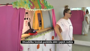 Divadélko Smíšek potěšilo děti i jejich rodiče